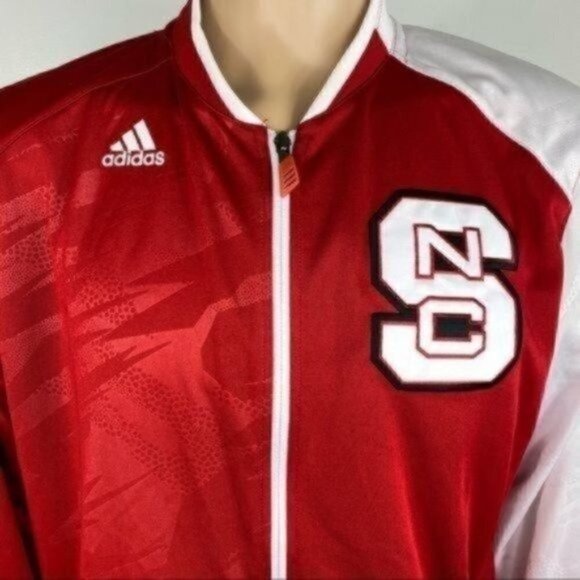 Ncsu Wolfpack Adidas full zip jacket size Large North Carolina State University - Picture 6 of 13